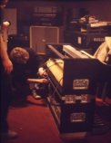 Ash sawed the Hammond in two in his living room while Stef did all the electrics, what stars they woz!
