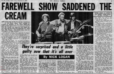 New Musical Express 7 Dec 68