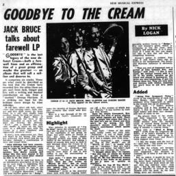 New Musical Express 1 Mar 69