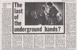 Melody Maker 8 May 71 Thanks Burton LeBeasley