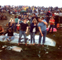 Mick sitting down, Me Yvonne and Phil. Getting more messy