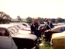 Me, Phil, Niel and Scott and back of my Capri