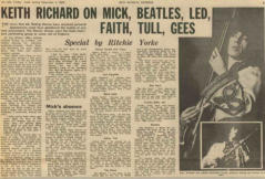 New Musical Express 6 Dec 69