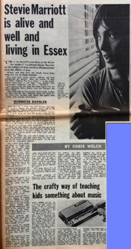Melody Maker 4 Jan 69