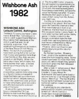 1982 Review Live Thanks Charlie Nolan
